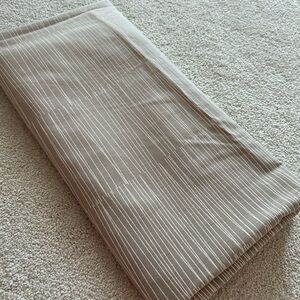 DKNY beige patterned shower curtain